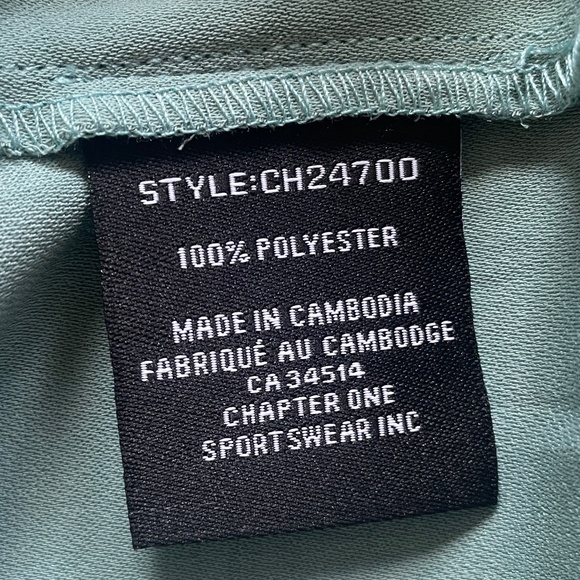 Brand New One by Chapter One Women's Flowy Green Wide Leg Pants - Picture 7 of 12